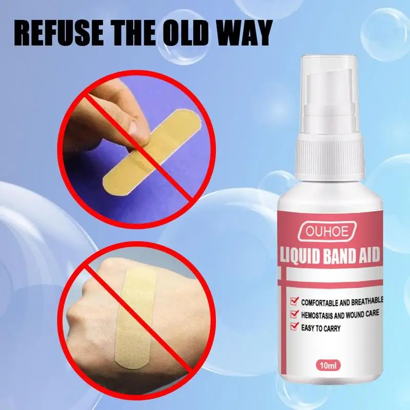 Waterproof First Aid Liquid Bandage Small Cut Patch Gel Adhesive Healing Medical Hemostasis Plaster Disinfecting
Waterproof First Aid Liquid Bandage Small Cut Patch Gel Adhesive Healing Medical Hemostasis Plaster Disinfecting