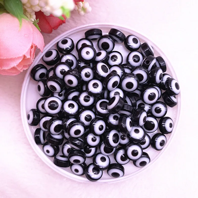 NEW 50PCS 8/10mm Oval Beads Evil Eye Resin Spacer Beads for Jewelry Making DIY Bracelet Beads #04
NEW 50PCS 8/10mm Oval Beads Evil Eye Resin Spacer Beads for Jewelry Making DIY Bracelet Beads #04