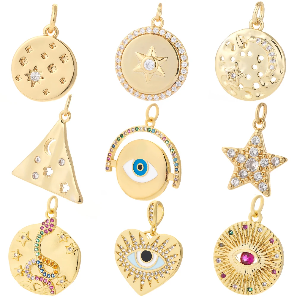 Ice Star Charms for Earrings Necklace Making Supplies Geometric Accessories Gold Diy Charm Charms Metal Copper CZ Zircon
Ice Star Charms for Earrings Necklace Making Supplies Geometric Accessories Gold Diy Charm Charms Metal Copper CZ Zircon