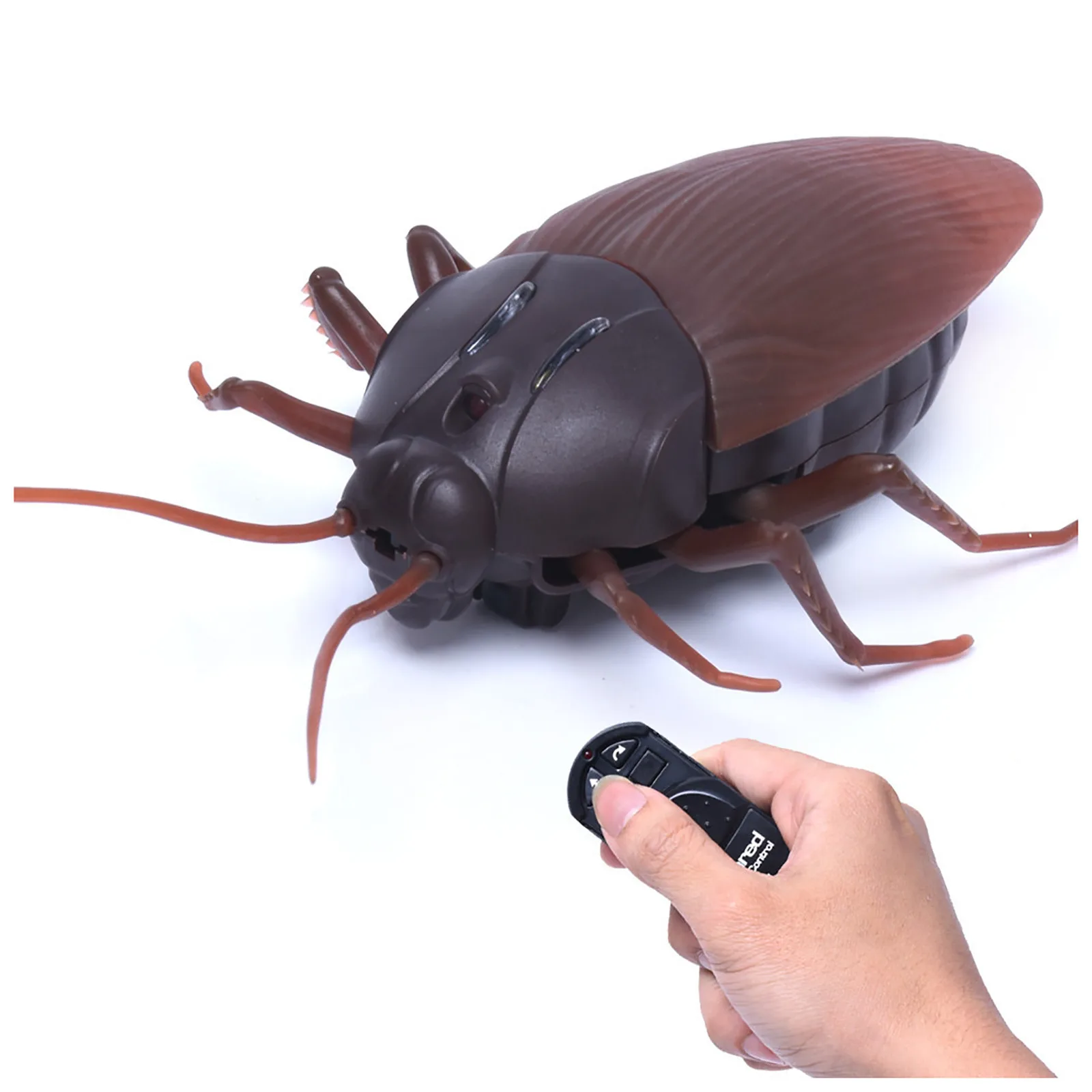 Tricky Infrared Remote Control Electric Cockroach Simulation Induction Cockroach Toy Simulation Animal + Remote Control Toys
Tricky Infrared Remote Control Electric Cockroach Simulation Induction Cockroach Toy Simulation Animal + Remote Control Toys