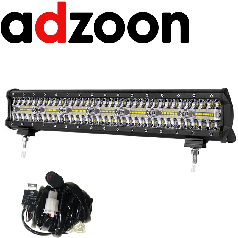 ADZOON 20INCH 420W LED Light Bar Triple Rows 12v 24v IP67 Combo Beam Off Road Lights forBoat Car Tractor Truck 4x4 SUV
ADZOON 20INCH 420W LED Light Bar Triple Rows 12v 24v IP67 Combo Beam Off Road Lights forBoat Car Tractor Truck 4x4 SUV