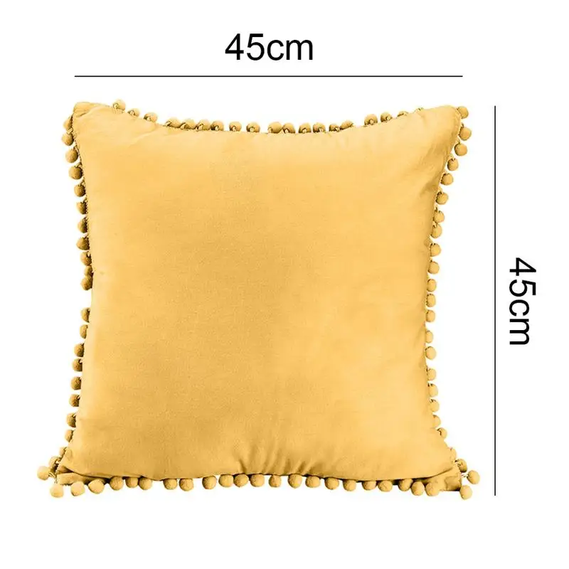 Pillow Case Soft Velvet Cushion Cover Solid Colors Balls Throw Pillowslip for Sofa Bedroom Christmas Wedding Decorative
Pillow Case Soft Velvet Cushion Cover Solid Colors Balls Throw Pillowslip for Sofa Bedroom Christmas Wedding Decorative