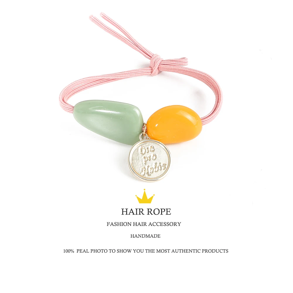 2 шт., резинка для волос с акриловыми бусинами, резинка для хвоста, Женская резинка для волос, аксессуары для волос 
2 шт., резинка для волос с акриловыми бусинами, резинка для хвоста, Женская резинка для волос, аксессуары для волос