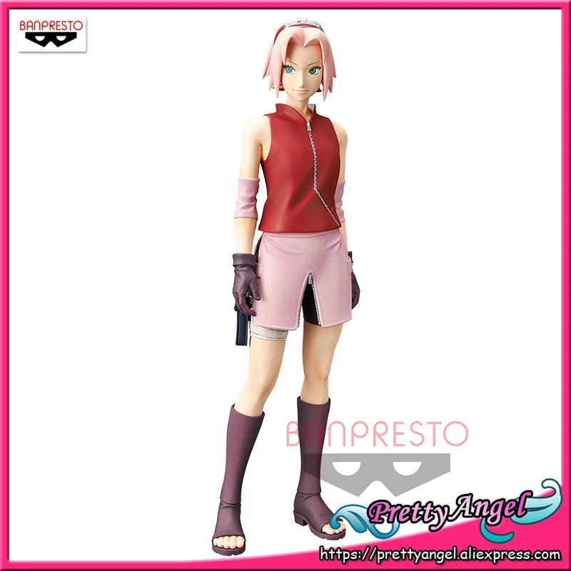 PrettyAngel настоящая коллекция Banpresto Grandista Shinobi Relations HARUNO SAKURA|Игровые фигурки и