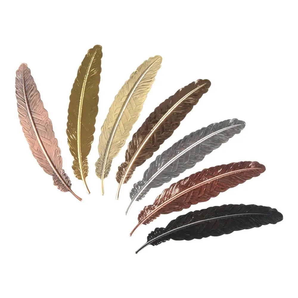 Creative Bookmark Retro Feather Shaped Metal Bookmarks Page Marker Office School Bookmarks for Books Accessories 2 Pcs
Creative Bookmark Retro Feather Shaped Metal Bookmarks Page Marker Office School Bookmarks for Books Accessories 2 Pcs