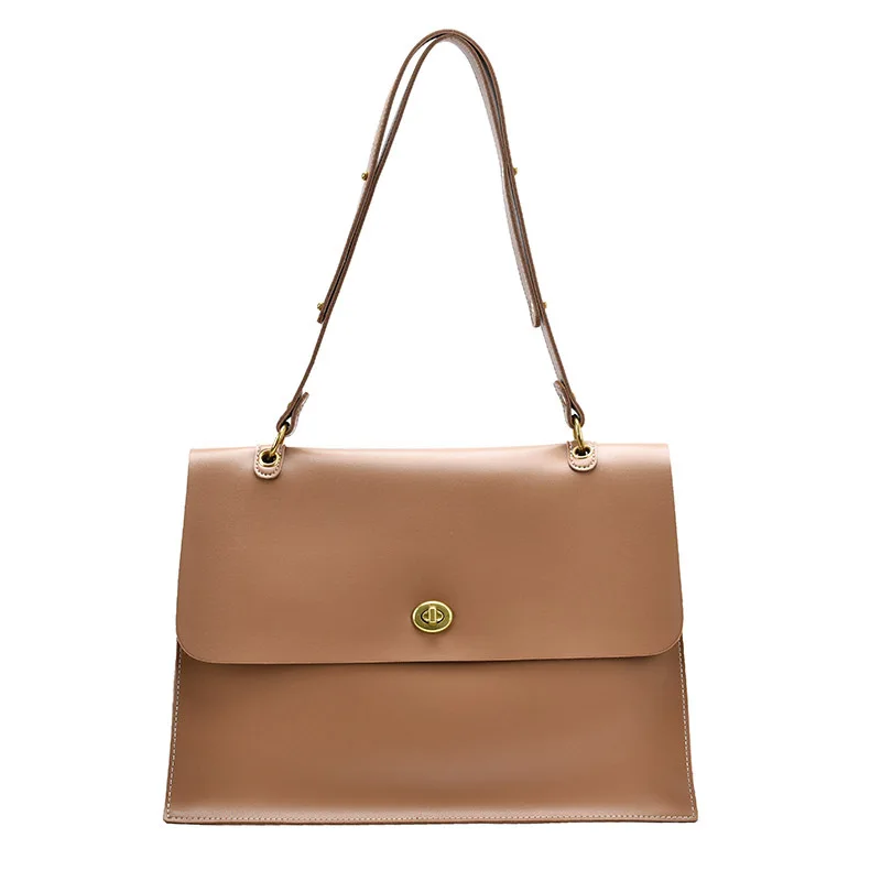 Female bag simple fashion bag spring new fashion large-capacity foreign shoulder bag portable bag
Female bag simple fashion bag spring new fashion large-capacity foreign shoulder bag portable bag