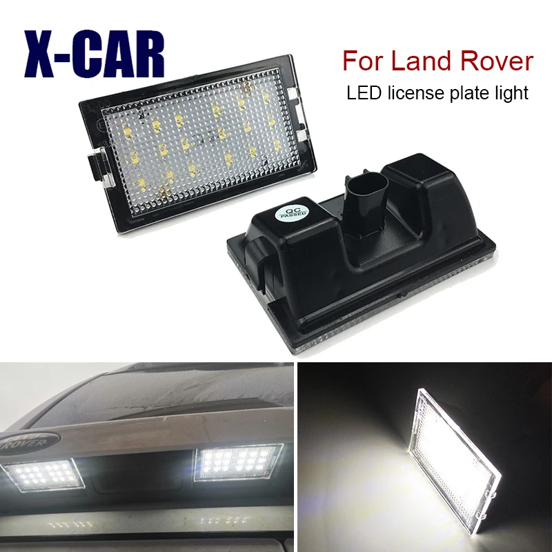 2 шт. светодиодсветодиодный лампы для номерного знака Land Rover Discover 3/4 LR3 LR4 L319 Freelander