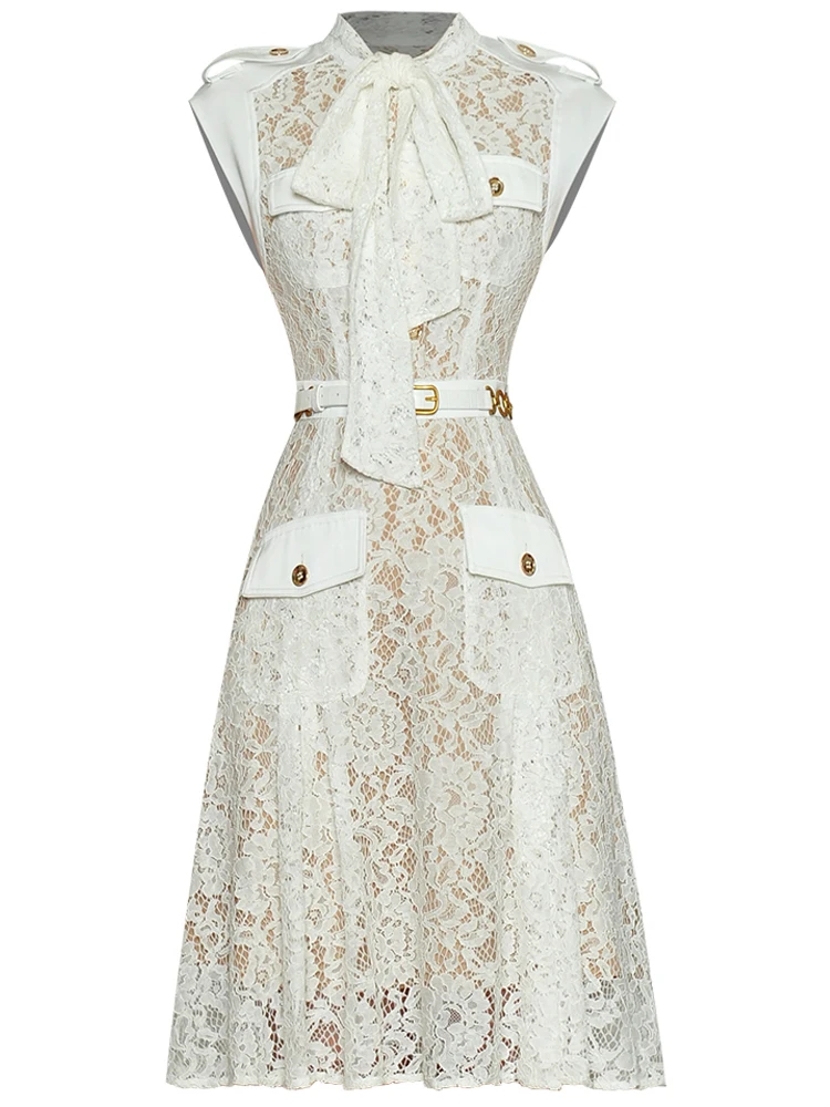 2022 Summer New Fashion High Quality Women's Designer Party Casual Vacation Vintage Elegant Chic Bows Lace Buttons Slim Dresses
2022 Summer New Fashion High Quality Women's Designer Party Casual Vacation Vintage Elegant Chic Bows Lace Buttons Slim Dresses