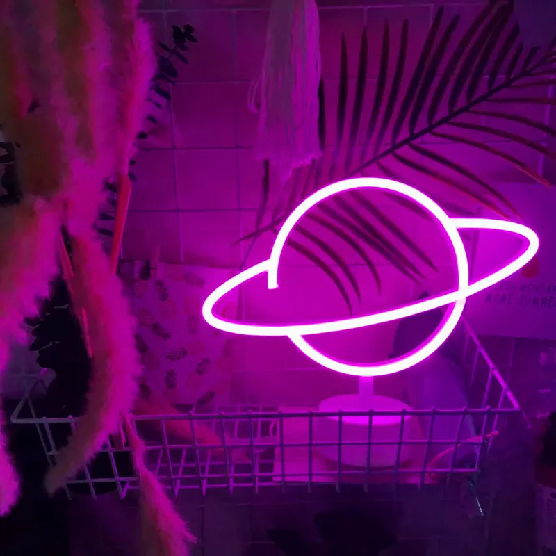 Planet Led Neon Sign Light for Xmas Holiday Wedding Bar Party Decor Universe Table Lamp Night Light For Kids Bedroom Decoration
Planet Led Neon Sign Light for Xmas Holiday Wedding Bar Party Decor Universe Table Lamp Night Light For Kids Bedroom Decoration
