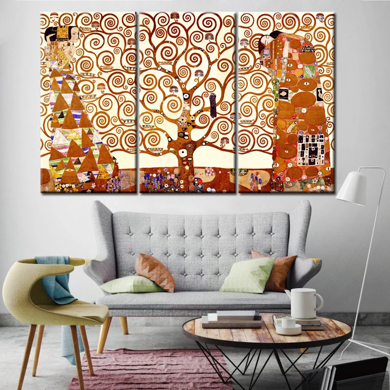 3Panels Classical Famous Painting Tree of Life by Gustav Klimt Wall Art Posters and Prints on Canvas Painting for Living Room
3Panels Classical Famous Painting Tree of Life by Gustav Klimt Wall Art Posters and Prints on Canvas Painting for Living Room