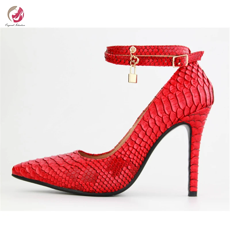 Original Intention New Fish scales Red Pumps Woman Nice Pointed Toe Sexy Thin High Heels Party Club Dress Shoes Female Charming
Original Intention New Fish scales Red Pumps Woman Nice Pointed Toe Sexy Thin High Heels Party Club Dress Shoes Female Charming
