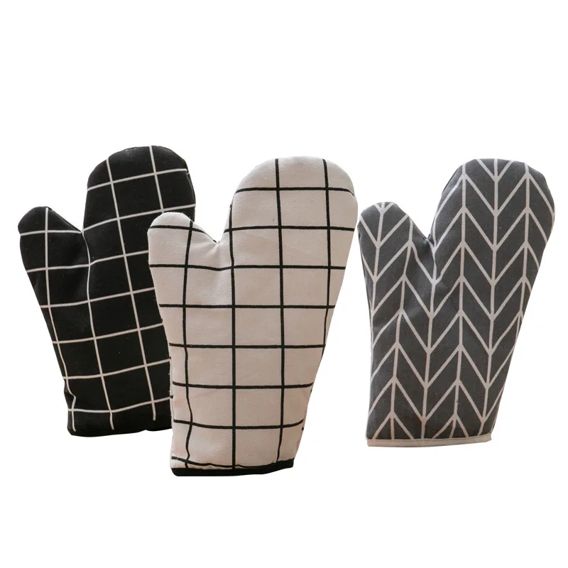 2021 New Thicken Oven Mitts Baking Anti-scald Gloves Fashion Lattice Kitchen Cooking Microwave Glove Pot Mitts Potholder Tools
2021 New Thicken Oven Mitts Baking Anti-scald Gloves Fashion Lattice Kitchen Cooking Microwave Glove Pot Mitts Potholder Tools