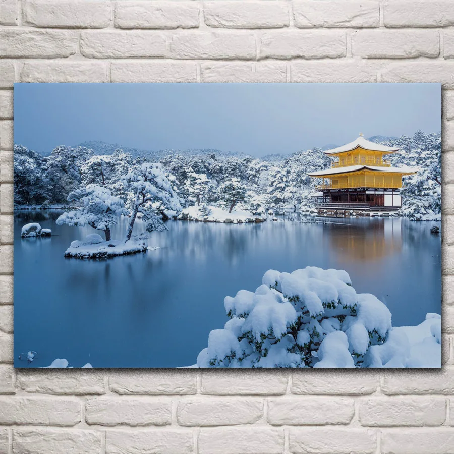 Тканевые постеры на стену с изображением снега, храма Kinkakuji, зимнего Киотского озера, здания, ландшафта, художественное украшение для гостин... 
Тканевые постеры на стену с изображением снега, храма Kinkakuji, зимнего Киотского озера, здания, ландшафта, художественное украшение для гостин...