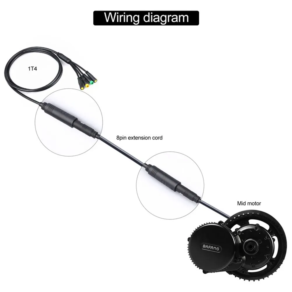 Ebike Motor Extension Cable 8 Pin Male to Female Connector For BAFANG EB-BUS Bicycle Motor connection Cord Ebike Waterproof Wire
Ebike Motor Extension Cable 8 Pin Male to Female Connector For BAFANG EB-BUS Bicycle Motor connection Cord Ebike Waterproof Wire
