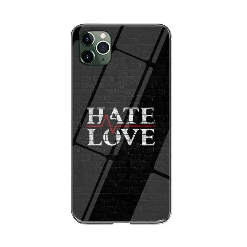 FHNBLJ Love Hate Phone Case For iPhone 12 mini 12 PRO Max 11 pro XS MAX 8 7 6 6S Plus X XR cover
FHNBLJ Love Hate Phone Case For iPhone 12 mini 12 PRO Max 11 pro XS MAX 8 7 6 6S Plus X XR cover