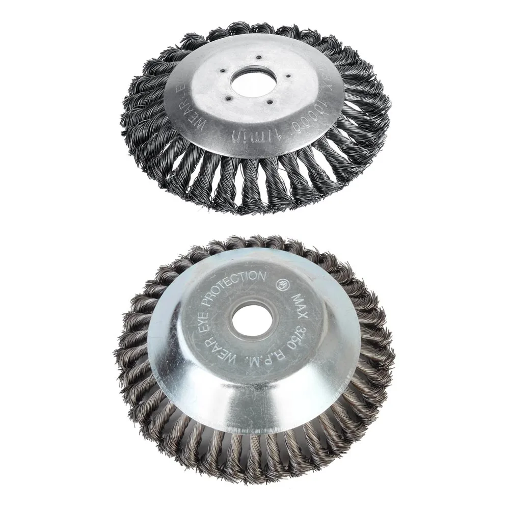 150/190mm Steel Wire Grass Trimmer Head Rounded Edge Weed Trimmer Head Grass Brush Removal Grass Tray Plate For Lawnmower 2020
150/190mm Steel Wire Grass Trimmer Head Rounded Edge Weed Trimmer Head Grass Brush Removal Grass Tray Plate For Lawnmower 2020
