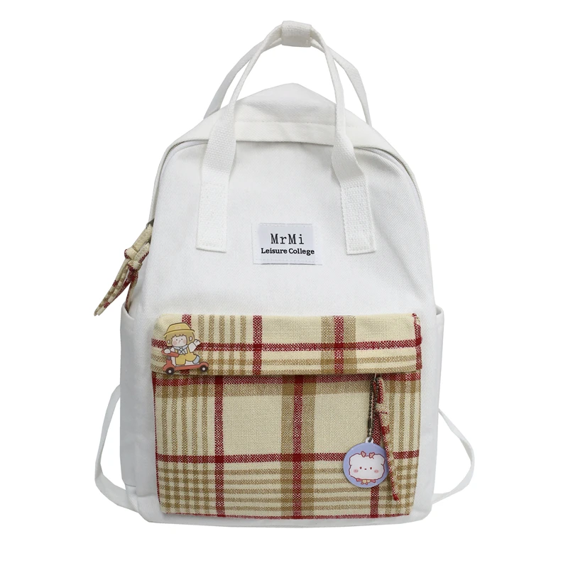 Small Fresh Plaid Women Backpacks 2021 Female Canvas School Bag For Girls Kawaii Bookbag Korean College Style 2021 New Mochilas
Small Fresh Plaid Women Backpacks 2021 Female Canvas School Bag For Girls Kawaii Bookbag Korean College Style 2021 New Mochilas