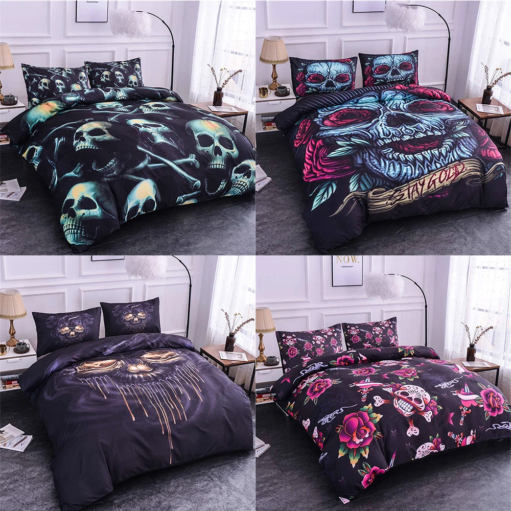 2021 3d Skull Bedding set Print Comforter Bedding Sets King Size Bedding set Duvet Cover skull Bedlinen bedspread
2021 3d Skull Bedding set Print Comforter Bedding Sets King Size Bedding set Duvet Cover skull Bedlinen bedspread