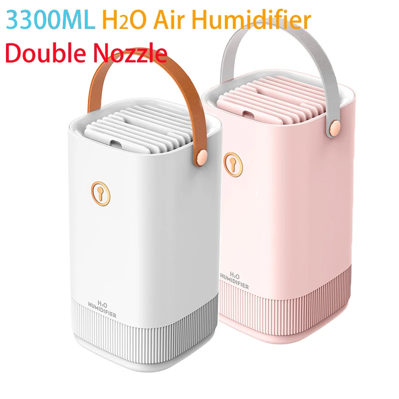 USB Air Humidifier Double Nozzle 3300ML Diffuser USB Aroma Diffuser With Coloful LED Light Ultrasonic Aromatherapy Humidificador
USB Air Humidifier Double Nozzle 3300ML Diffuser USB Aroma Diffuser With Coloful LED Light Ultrasonic Aromatherapy Humidificador