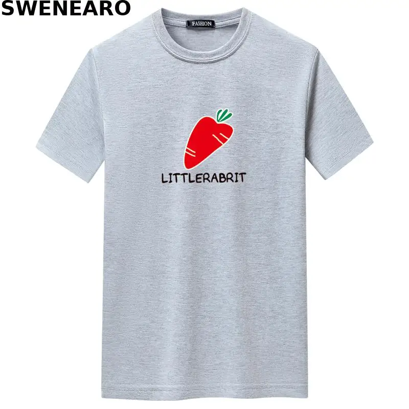 SWENEARO 2021 summer new carrot print T-shirt men's casual O-neck short-sleeved brand T-shirt men's breathable T-shirt men
SWENEARO 2021 summer new carrot print T-shirt men's casual O-neck short-sleeved brand T-shirt men's breathable T-shirt men