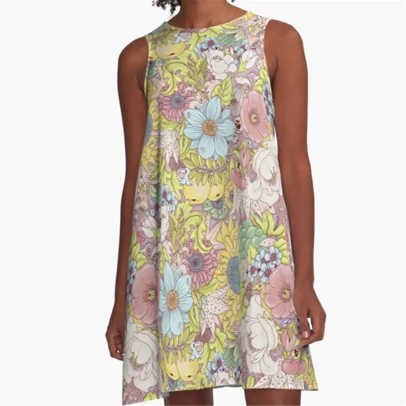 Fashion Women summer dresse The meadow orange Printed A-Line Boho Dress for women harajuku Sexy ladies mini short beach dress
Fashion Women summer dresse The meadow orange Printed A-Line Boho Dress for women harajuku Sexy ladies mini short beach dress