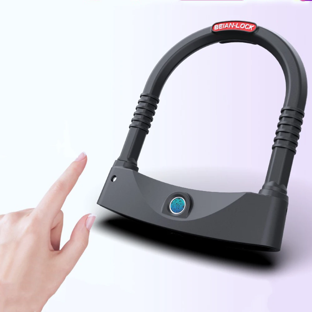Smart Fingerprint Bike Lock Anti Theft Motorcycle Bicycle Electric Car Lock IP67 Waterproof Outdoor Locks U Type Bike Locks
Smart Fingerprint Bike Lock Anti Theft Motorcycle Bicycle Electric Car Lock IP67 Waterproof Outdoor Locks U Type Bike Locks