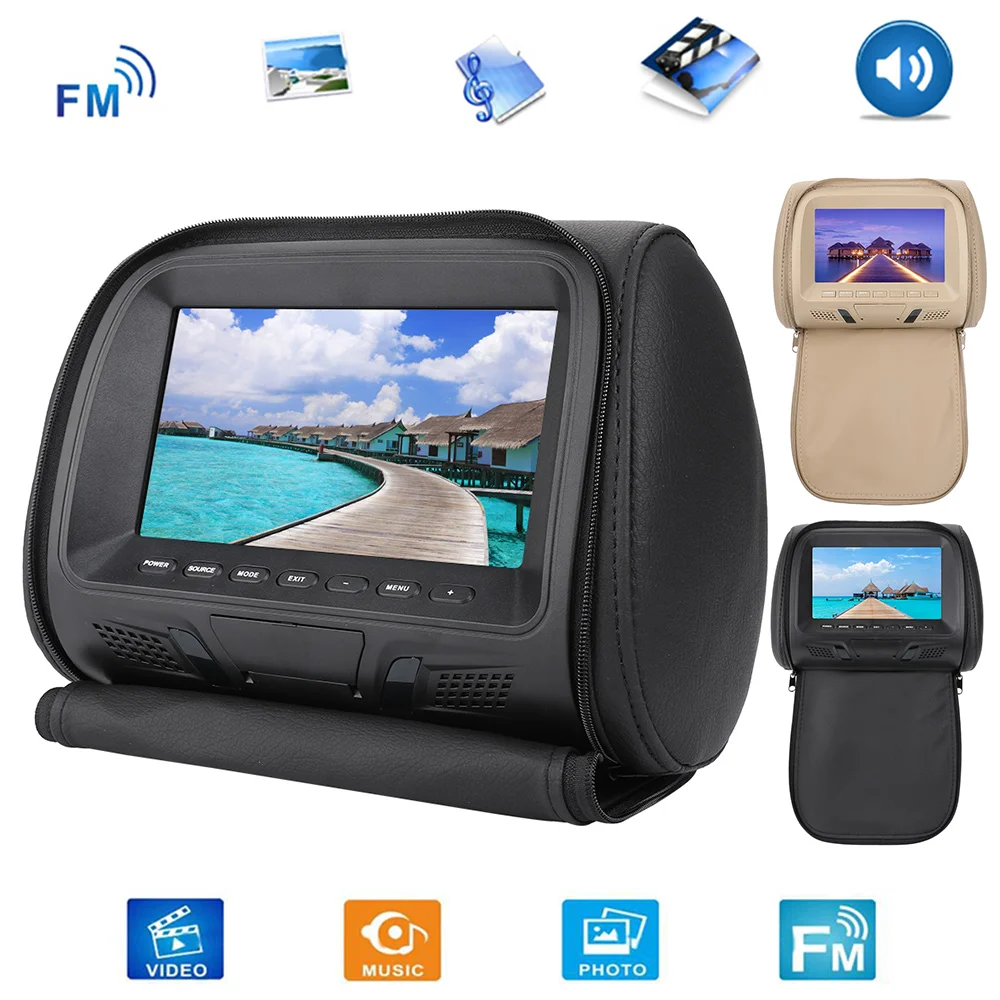 7 Inch USB\SD\FM New MP5 Player Monitor Electronics Seat Media Player Pillow display Car HD 1080P headrest multimedia MP5 player
7 Inch USB\SD\FM New MP5 Player Monitor Electronics Seat Media Player Pillow display Car HD 1080P headrest multimedia MP5 player