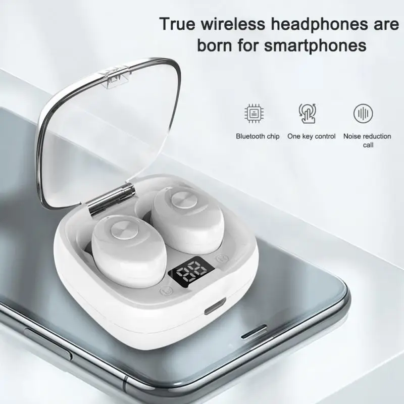 XG8 Bluetooth-compatible Headphones Wireless Earphones IPX6 Waterproof LED Power Display Sport Earbuds Mini Stereo Headset
XG8 Bluetooth-compatible Headphones Wireless Earphones IPX6 Waterproof LED Power Display Sport Earbuds Mini Stereo Headset