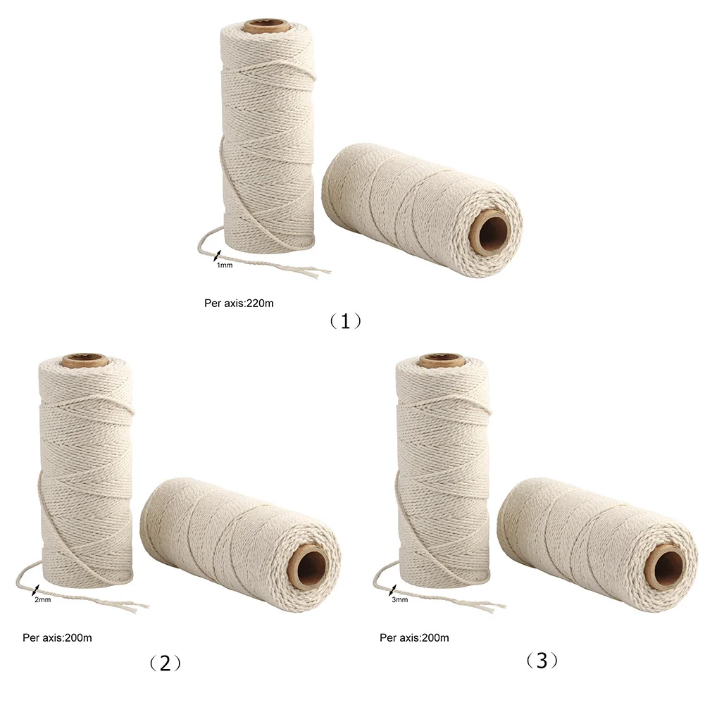 Cotton Rope Macrame Rope Twisted String Cotton Cord For Handmade Natural Beige Rope DIY Home Wedding Accessories Gifts
Cotton Rope Macrame Rope Twisted String Cotton Cord For Handmade Natural Beige Rope DIY Home Wedding Accessories Gifts