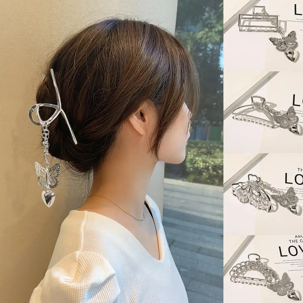 Exquisite Women Retro Alloy Butterfly Pendant Hair Claws Geometric Metal Hair Clip Hairpins Headwear Vintage Hair Accessories
Exquisite Women Retro Alloy Butterfly Pendant Hair Claws Geometric Metal Hair Clip Hairpins Headwear Vintage Hair Accessories