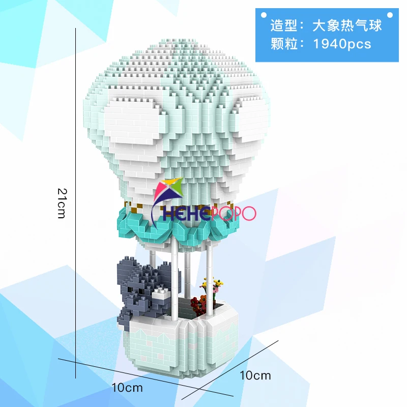 Diamond Blocks Balloon Cartoon Dog Rabbit Elephant Animal Model Clip Doll Machine Building Bricks Toys Set Mini Micro Girl Gift
Diamond Blocks Balloon Cartoon Dog Rabbit Elephant Animal Model Clip Doll Machine Building Bricks Toys Set Mini Micro Girl Gift
