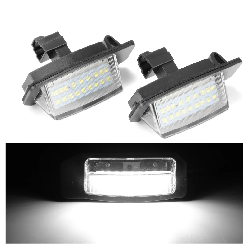 

For Lancer Sportback 2008~2012 LED number License Plate Lights lamps For Mitsubishi OUTLANDER XL(CW) 2006-2012 Car accessories