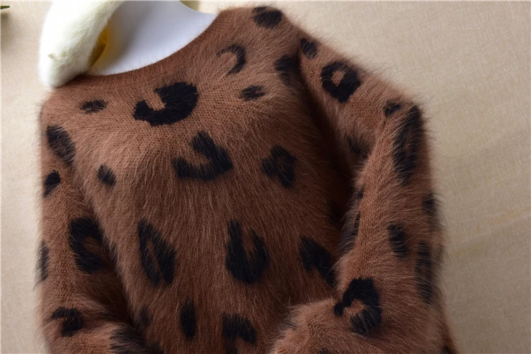 ladies women fashion hairy fluffy mink cashmere o-neck leopard print loose oversized pullover angora rabbit hair winter jumper
ladies women fashion hairy fluffy mink cashmere o-neck leopard print loose oversized pullover angora rabbit hair winter jumper