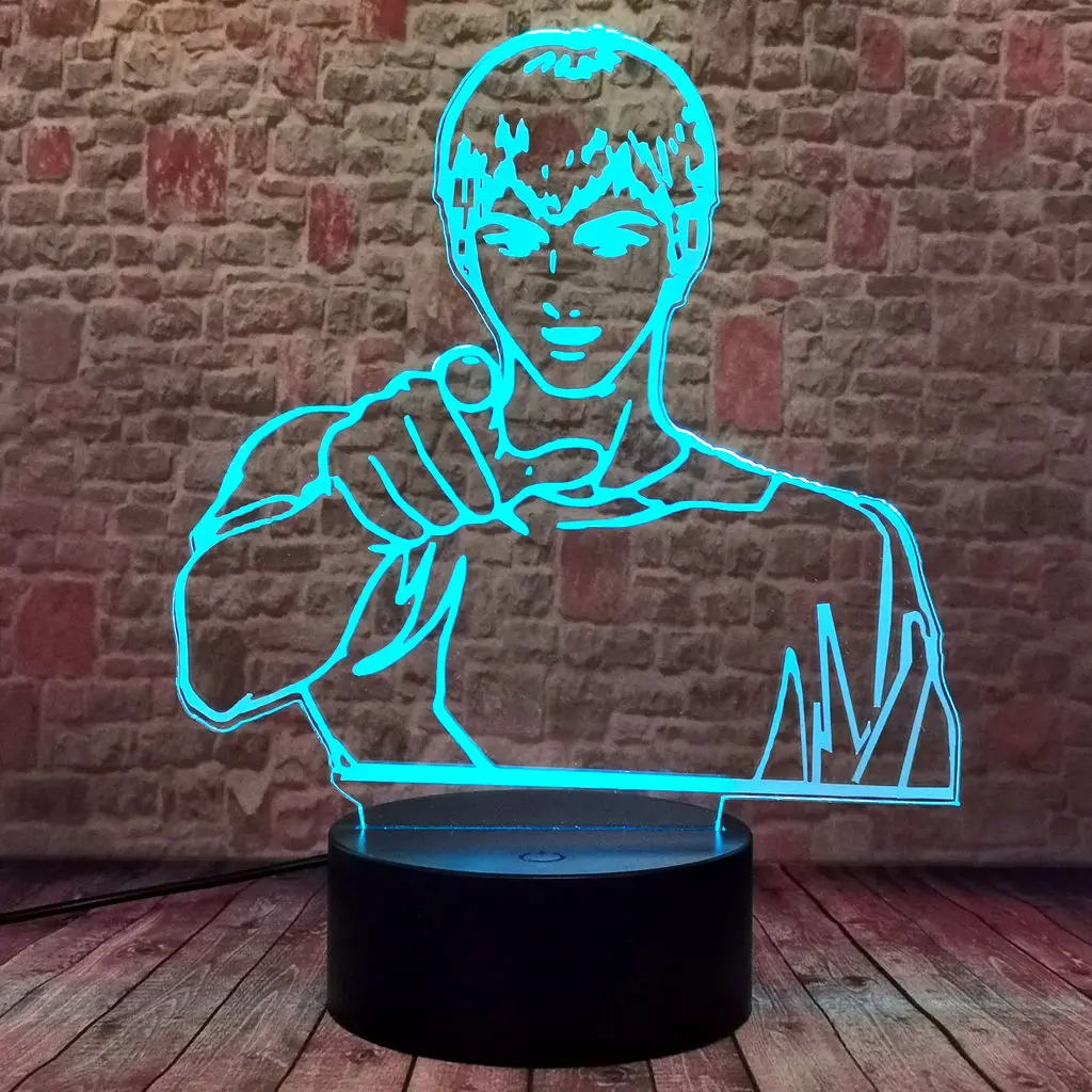 Мигающий Настольный ночсветильник с 3d-иллюзией, меняющий цвет, спясветильник, GTO Eikichi Onizuka, аниме, фигурка, игрушки
Мигающий Настольный ночсветильник с 3d-иллюзией, меняющий цвет, спясветильник, GTO Eikichi Onizuka, аниме, фигурка, игрушки