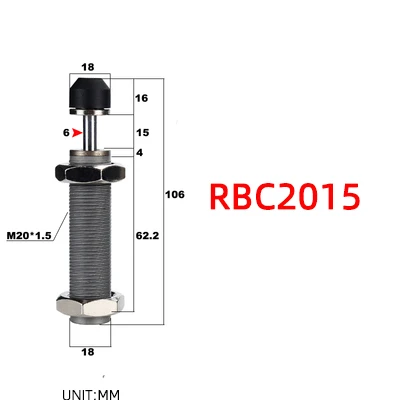 Пневматический амортизатор SMC RBC RB2725
Пневматический амортизатор SMC RBC RB2725