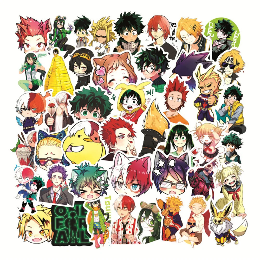 10/30/50PCS Animation My Hero College Graffiti Waterproof Sticker Suitcase Notebook StationeryBoxRefrigeratorSkateboardWholesale
10/30/50PCS Animation My Hero College Graffiti Waterproof Sticker Suitcase Notebook StationeryBoxRefrigeratorSkateboardWholesale