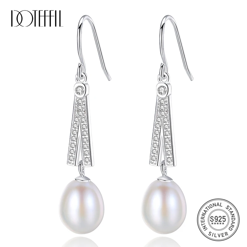 Женские серьги-подвески из серебра 925 пробы с натуральным пресноводным жемчугом
Женские серьги-подвески из серебра 925 пробы с натуральным пресноводным жемчугом