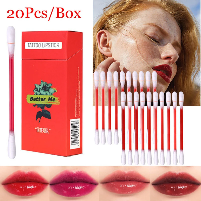Cotton Swab Lipsticks Liquid Lipstick Women Beauty Lip Gloss Dyed Lip Glaze Long Lasting Waterproof Makeup Cosmetics For Girls
Cotton Swab Lipsticks Liquid Lipstick Women Beauty Lip Gloss Dyed Lip Glaze Long Lasting Waterproof Makeup Cosmetics For Girls