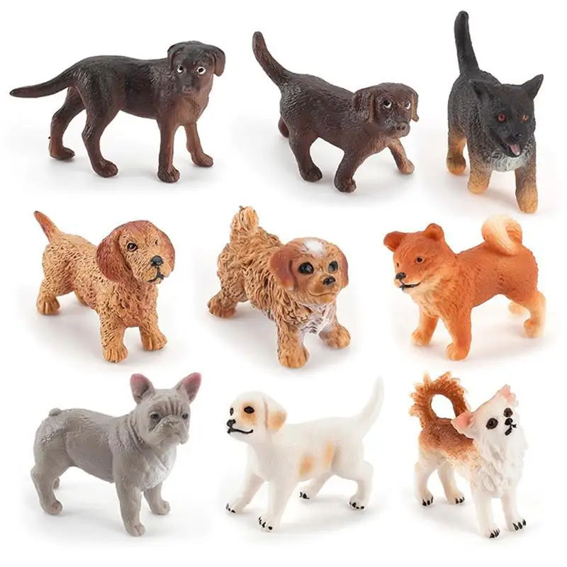 9pcs Cartoon PVC Mini Puppy Doll Toy Cute Animal Simulation Miniature Collection Model Toy Children Christmas Birthday Toy Gift
9pcs Cartoon PVC Mini Puppy Doll Toy Cute Animal Simulation Miniature Collection Model Toy Children Christmas Birthday Toy Gift