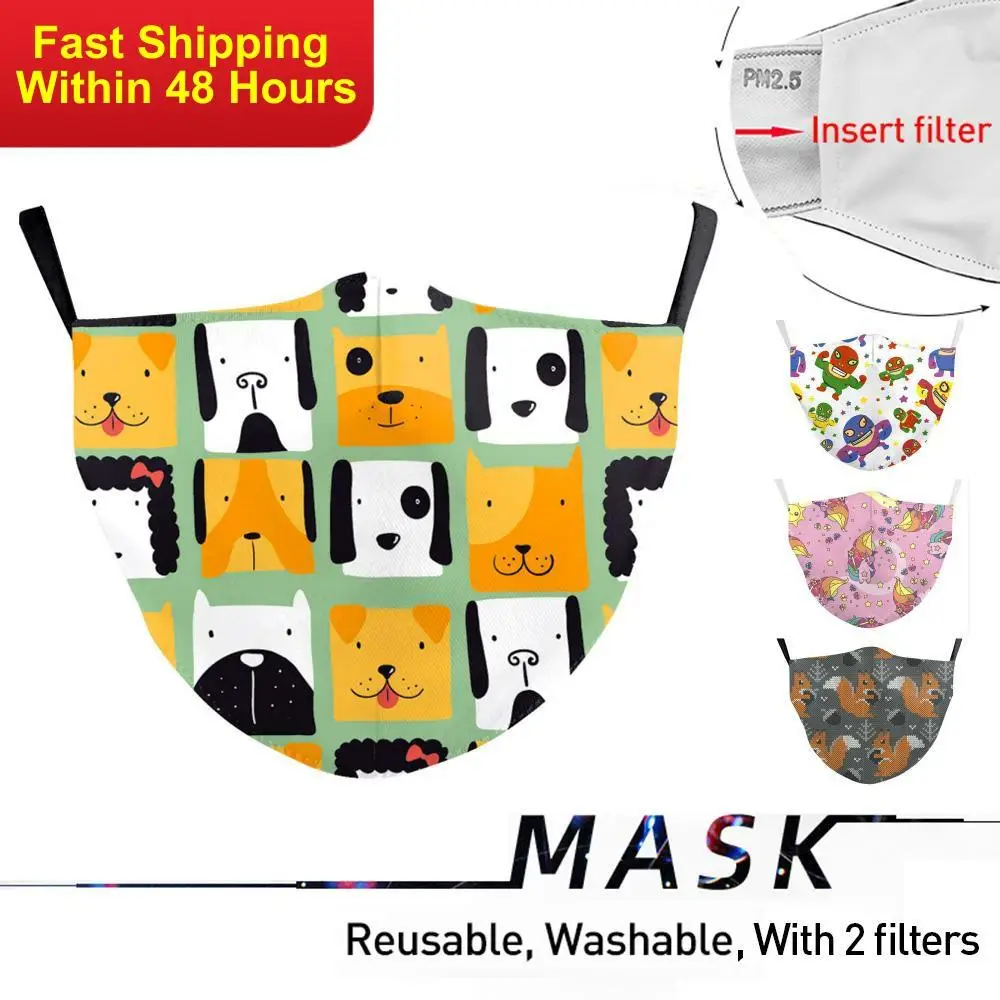 Zawaland Cartoon Animal Dog Masks Protective PM2.5 Mouth Mask Washable Facemask Windproof Mouth-muffle Mask with 2 Filters Unise
Zawaland Cartoon Animal Dog Masks Protective PM2.5 Mouth Mask Washable Facemask Windproof Mouth-muffle Mask with 2 Filters Unise