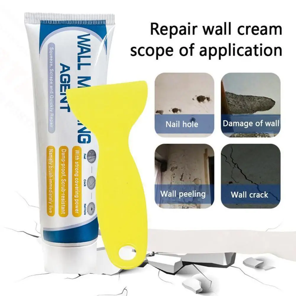 Wall Mending Agent Household Wall Repair Paste Wall Mending Graffiti Peeling Repair Paste Agent Cream Crack Wall Repair Gap H1Z1
Wall Mending Agent Household Wall Repair Paste Wall Mending Graffiti Peeling Repair Paste Agent Cream Crack Wall Repair Gap H1Z1