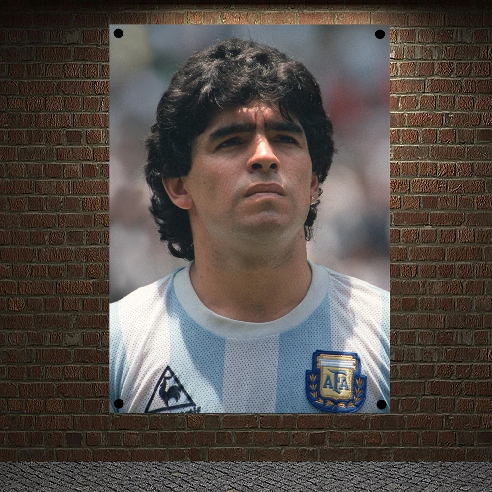 Football Stars Maradona Poster World Cup Football Banner Wall Art Flag Tapestry Flag Wall Hanging, No. 10 Jersey Canvas Painting
Football Stars Maradona Poster World Cup Football Banner Wall Art Flag Tapestry Flag Wall Hanging, No. 10 Jersey Canvas Painting