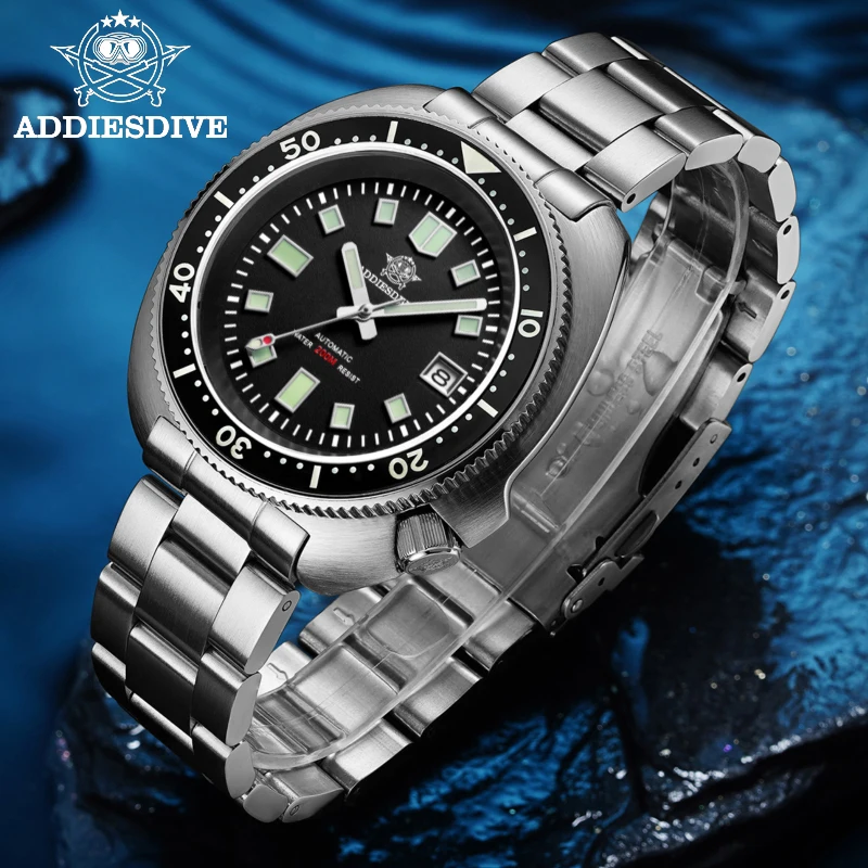 ADDIESDIVE Men's Watch Sapphire Crystal C3 Super Luminous NH35 relogio masculino 1970 20Bar Diver Automatic Mechanical Watches
ADDIESDIVE Men's Watch Sapphire Crystal C3 Super Luminous NH35 relogio masculino 1970 20Bar Diver Automatic Mechanical Watches