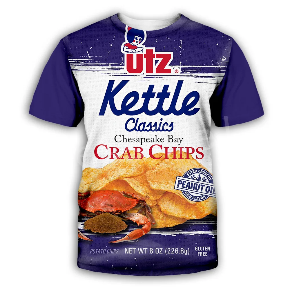 Tessffel Potato chips Snacks bag Funny Food Casual 3DPrint Mens/Womens NewFashion Summer Streetwear Tee T-shirt Short sleeve D-3
Tessffel Potato chips Snacks bag Funny Food Casual 3DPrint Mens/Womens NewFashion Summer Streetwear Tee T-shirt Short sleeve D-3