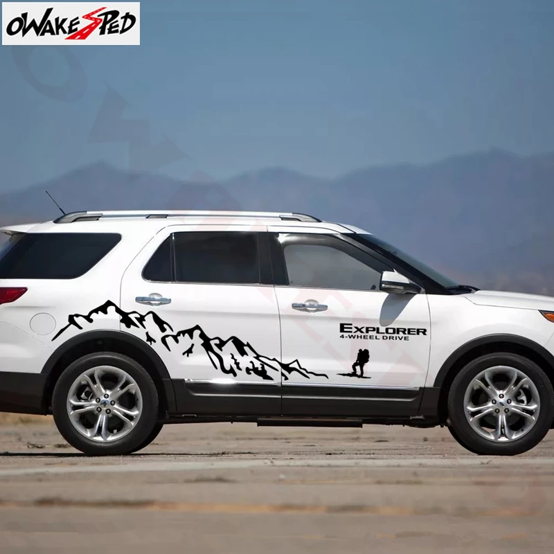 1set Mountain Climber Sport Styling Car Door Both Side Decor Stickers For-Ford Explorer DIY Vinyl Decals Auto Body Accessories
1set Mountain Climber Sport Styling Car Door Both Side Decor Stickers For-Ford Explorer DIY Vinyl Decals Auto Body Accessories