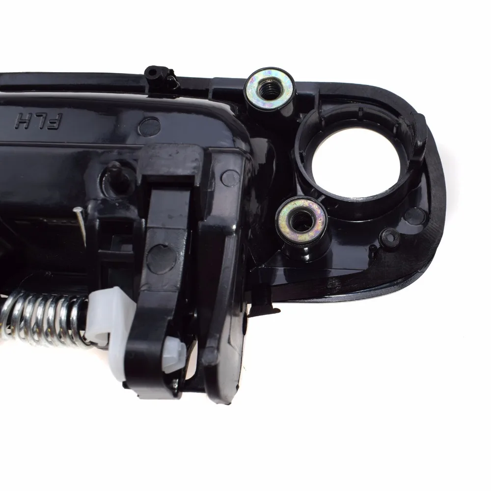 Черная Наружная ручка двери передняя и левая 6921002040 77563 для Toyota Corolla Chevrolet Chevy Prizm 1998