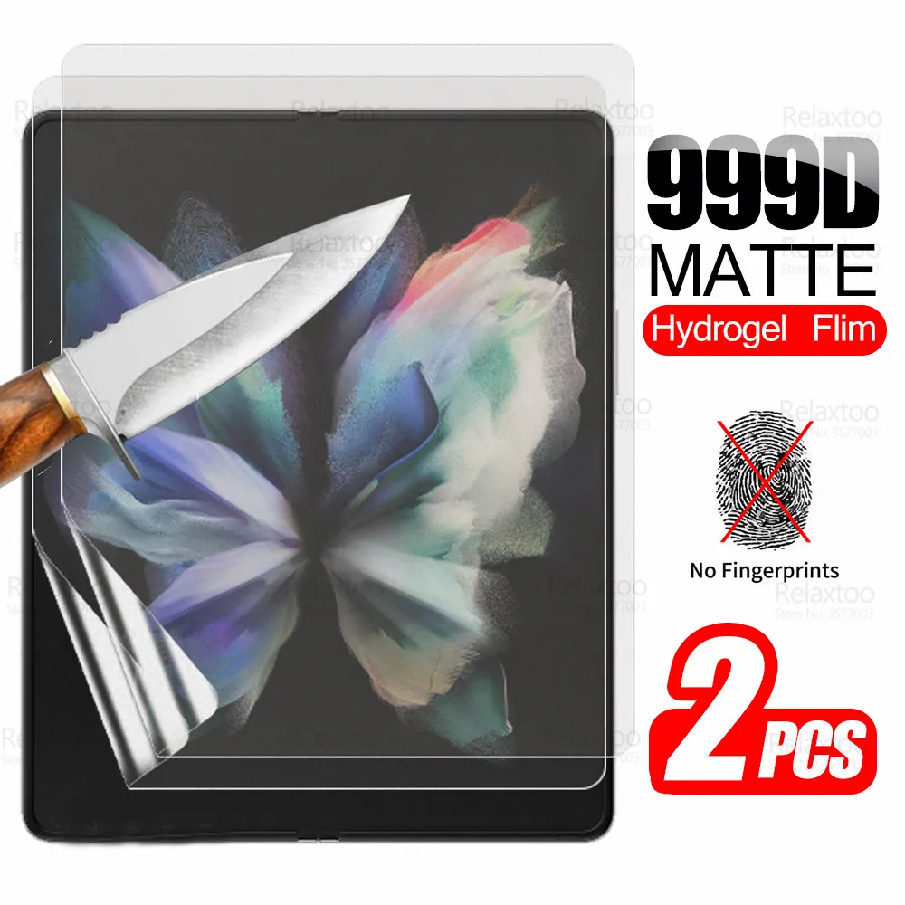 2pcs Hydrogel Matte Film For Samsung Galaxy Z Fold 3 5G Folder Z Fold3 ZFold3 Frosted Soft Protective Screen Protector Not Glass
2pcs Hydrogel Matte Film For Samsung Galaxy Z Fold 3 5G Folder Z Fold3 ZFold3 Frosted Soft Protective Screen Protector Not Glass