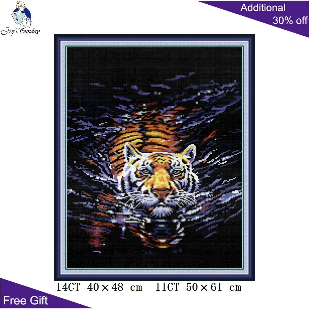Joy Sunday Tiger In Water DA459 14CT 11CT Counted and Stamped Tiger Animal Home Decor Embroidery Cross Stitch kits
Joy Sunday Tiger In Water DA459 14CT 11CT Counted and Stamped Tiger Animal Home Decor Embroidery Cross Stitch kits