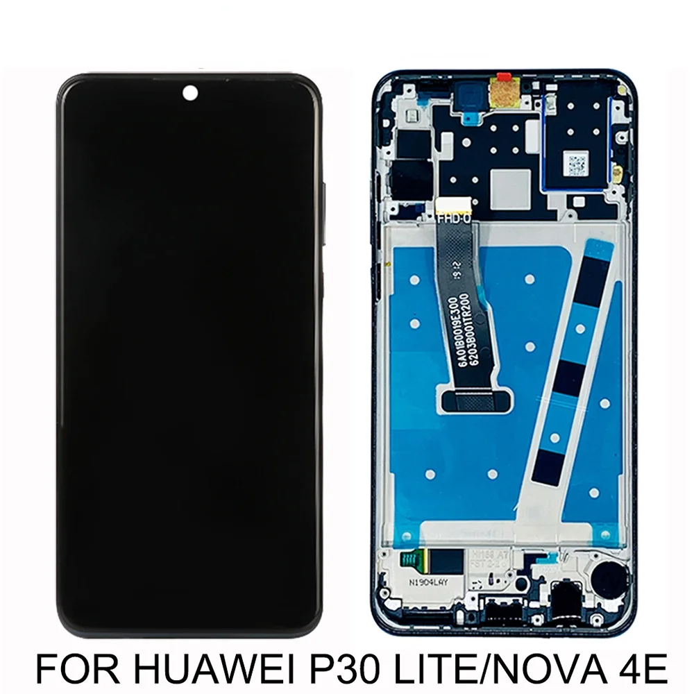 Оригинальный ЖК-дисплей 6,15 дюйма для Huawei P30 Lite/ Nova 4E, сенсорный экран, дигитайзер в сборе, ЖК-дисплей P30 Lite, запасные части 
Оригинальный ЖК-дисплей 6,15 дюйма для Huawei P30 Lite/ Nova 4E, сенсорный экран, дигитайзер в сборе, ЖК-дисплей P30 Lite, запасные части