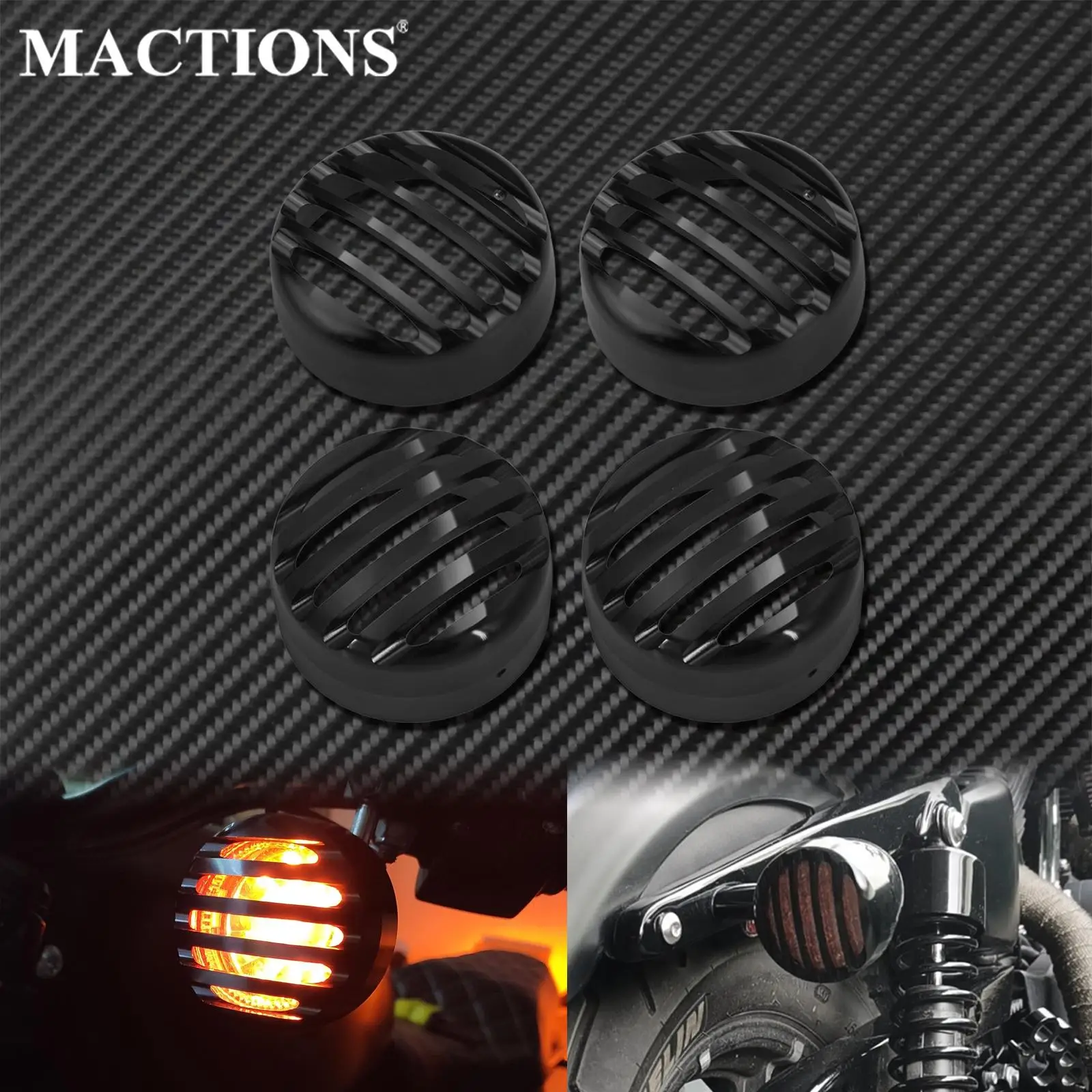 2xMotorcycle Front Rear Turn Signal Indicator Grill Bezel Cover For Harley Sportster XL1200 883 Iron Nightster Roadster 16-2020
2xMotorcycle Front Rear Turn Signal Indicator Grill Bezel Cover For Harley Sportster XL1200 883 Iron Nightster Roadster 16-2020